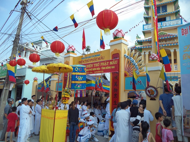 Dong Nai province: Buu Hoa Caodai parish inaugurates its Divine Mother Shrine