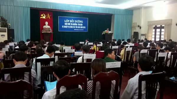 Bac Ninh province organizes religious training for local officials