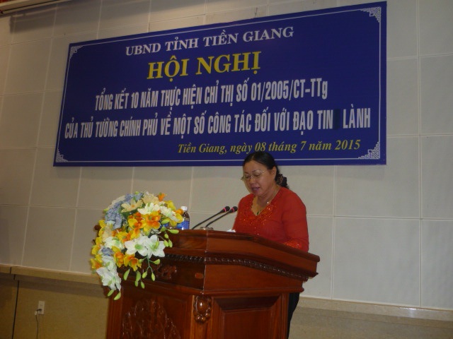 Tien Giang province reviews ten-year implementation of Prime Minister Directive on Protestantism