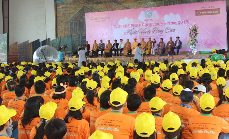 Opening ceremony of Ho Chi Minh city Buddhist Youth camp 2015