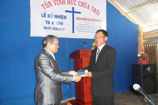 Lam Dong province: Loc Tan Protestant Church appoints new Superintendent