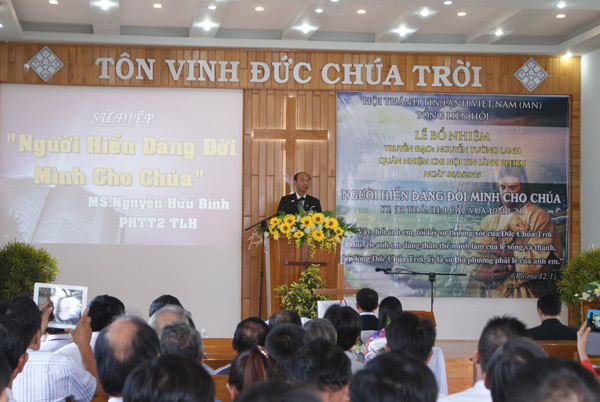 Gia Lai province: Pleiku Protestant Church appoints its new Superintendent