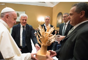 Pope urges EU Environment Ministers to work hard in view of SDGs