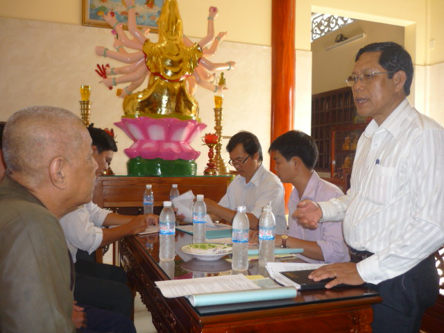 Tien Giang provincial authorities inspects construction of local religious facilities