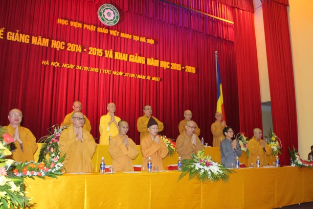 Hanoi: Vietnam Buddhist Academy opens school year 2015-2016 