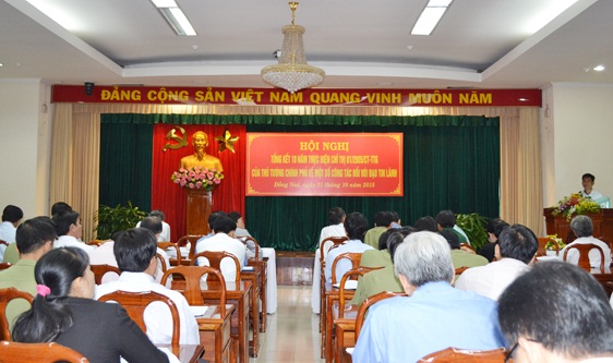 Dong Nai province reviews ten-year implementation of Directive on Protestantism 