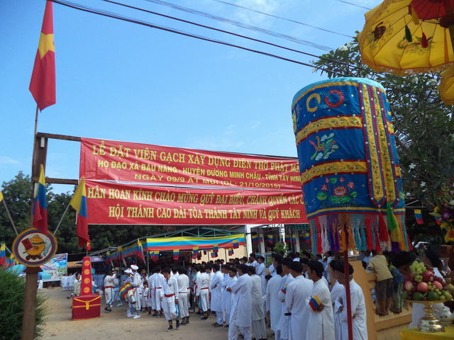 Tay Ninh province: Bau Nang Caodai parish starts construction of Divine Mother temple