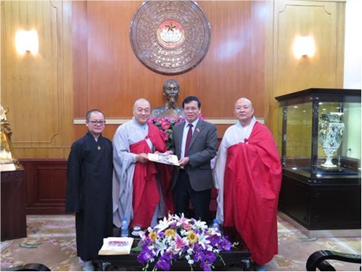 VFF Central Committee leader receives Buddhist Association delegation from South Korea