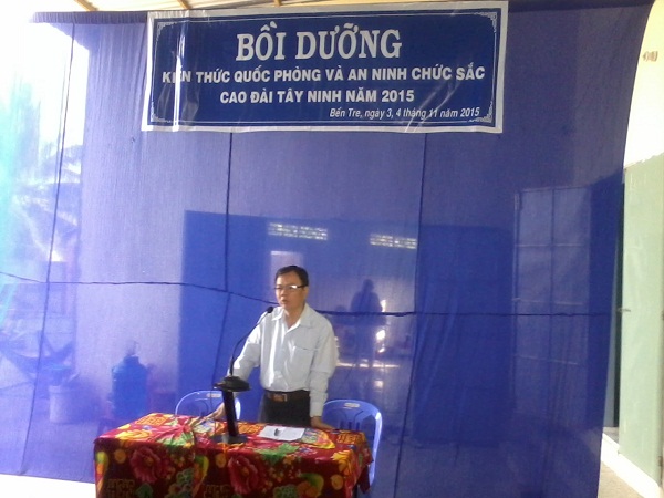 Ben Tre province enhances knowledge of security, defense amongst Caodai dignitaries