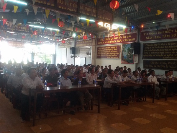 Kien Giang province: Religious training course’s participants visit religious establishments