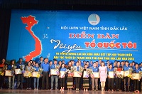 Dak Lak province honors typical models for gathering ethnic and religious youth