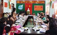 Coordination program on mobilization work amongst ethnic, religious women in Central Highlands provinces 2015 reviewed