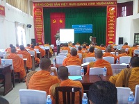 Kien Giang province: Religious committee disseminates religious laws to dignitaries of Khmer Theravada Buddhism