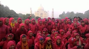 ‘Kung Fu’ nuns on cycle tour from Kathmandu to New Delhi with women empowerment message