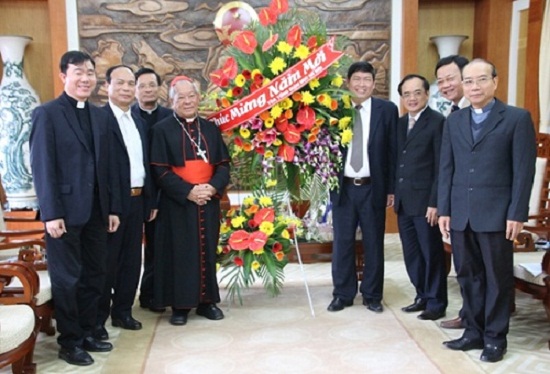 Hanoi Archdiocese extends traditional New Year greetings to Government Religious Committee