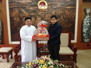 Hanoi Caodai parish extends Tet greetings to GCRA