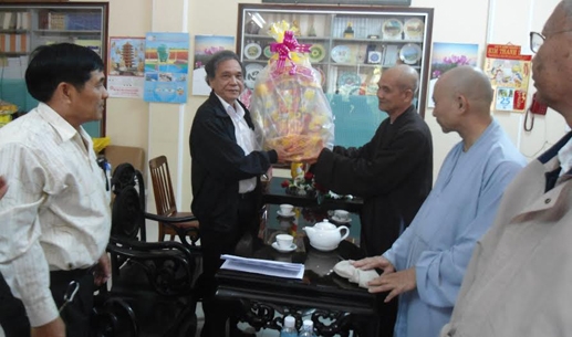 Khanh Hoa provincial authorities extend traditional New Year visits to local religious leaders