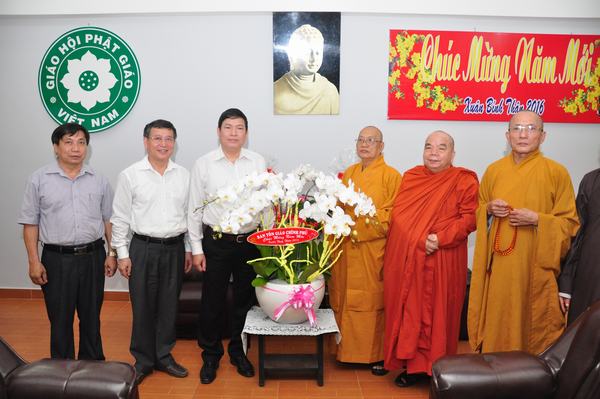 Ho Chi Minh city: GCRA leader extends Tet greetings to VBS Central Committee