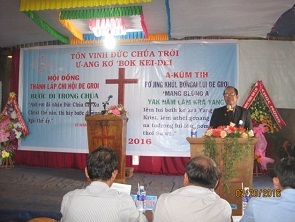 Gia Lai: De Groi Protestant Chapter established 