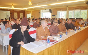 Nghe An province: Conference on state administration on Buddhist affairs held