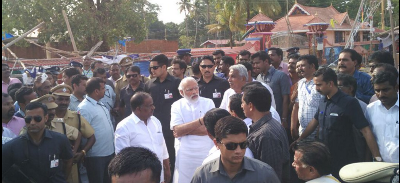 Kerela Temple fire: PM Narendra Modi visits accident site