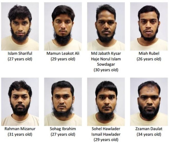 Singapore arrests eight Bangladeshis accused of terror plot