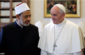 Pope Francis receives Grand Imam of Al-Azhar in audience