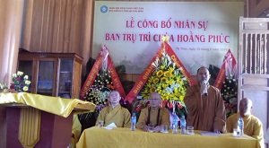 Hoang Phuc pagoda’s Management Board makes its debut