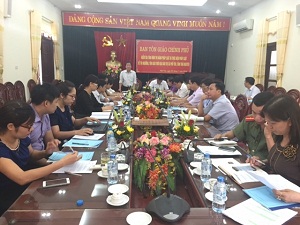 Government Religious Committee leader inspects implementation of laws on religion in Thai Nguyen 