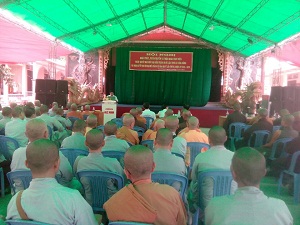 Ba Ria - Vung Tau province: Tan Thanh district disseminates Resolution of 12th Party Congress to Buddhist dignitaries