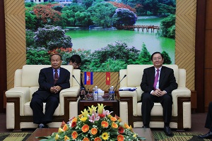 Cambodian Ministry of Cults and Religion delegation visits Ministry of Home Affairs 