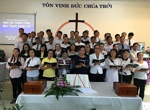 Quaterly Protestant fellowship meeting in Ca Mau, Bac Lieu