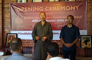 Buddhist Scholar Ven. Hin Hung Inaugurates Ethics and Virtues Institute of Nepal