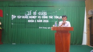 Religious affairs training concluded in Kien Giang