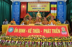 Buddhist Church in Ha Tinh’s Vu Quang district holds Buddhist congress 