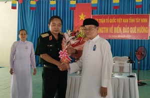 Propagation on sea and islands for Caodai Tay Ninh Church’s dignitaries 