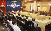 Meeting with dignitaries of religions held in Ha Nam on occasion of Vietnam National Day 