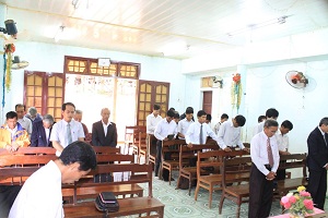 Protestant prayers and fellowship meeting held in Quang Tri