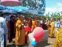 Construction of Buddhist temple in Ben Tre started 