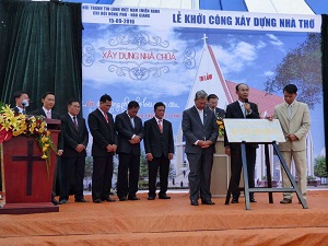 Construction of Protestant church in Hau Giang kicks off