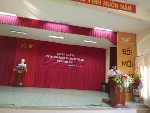 Religious affairs training 2016 for local officials opened in Kien Giang