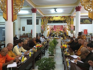 VBS discusses Buddhist activities in Southwestern region