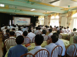 Disseminating Land Law 2013 to religious dignitaries in Hai Duong