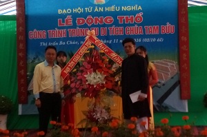 Reconstruction of Tam Buu Temple in An Giang started