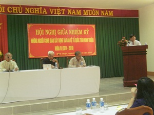 Catholic Committee Solidarity in Ninh Thuan reviews half-term performance