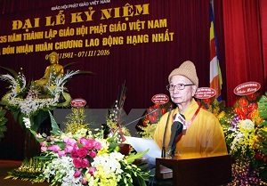 Vietnam Buddhist Sangha marks 35th anniversary