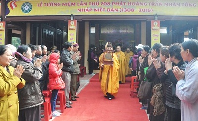 Ceremony marks 708th anniversary of King-Monk’s Nirvana attainment