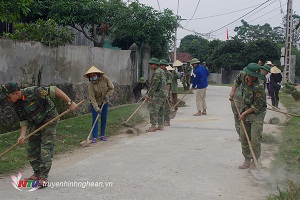 The People’s Army in Nghe An conducts social work in Catholic residential areas 