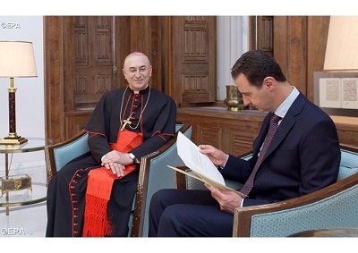 Pope Francis sends letter to Syrian President Assad