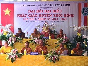 Ca Mau province: Buddhist chapter in Thoi Binh district convenes general conference